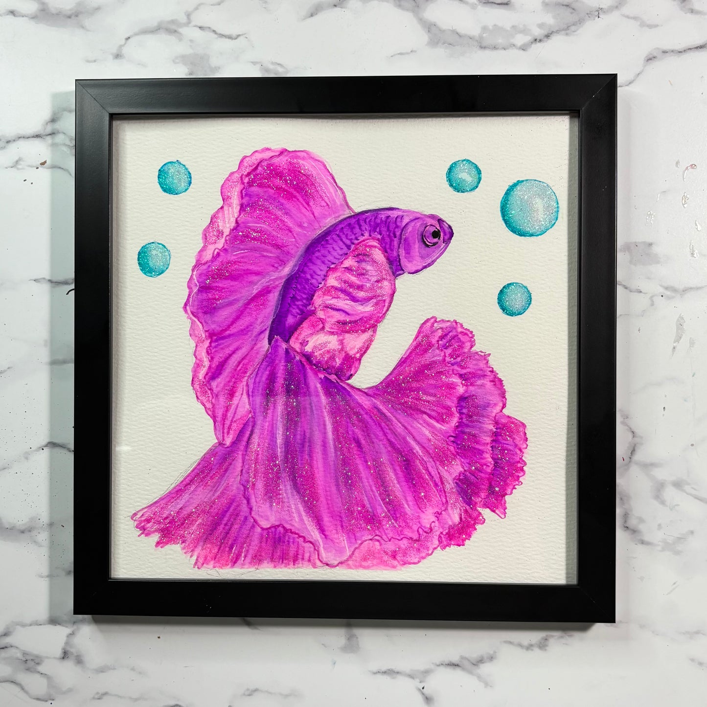 Pink Beta Fish