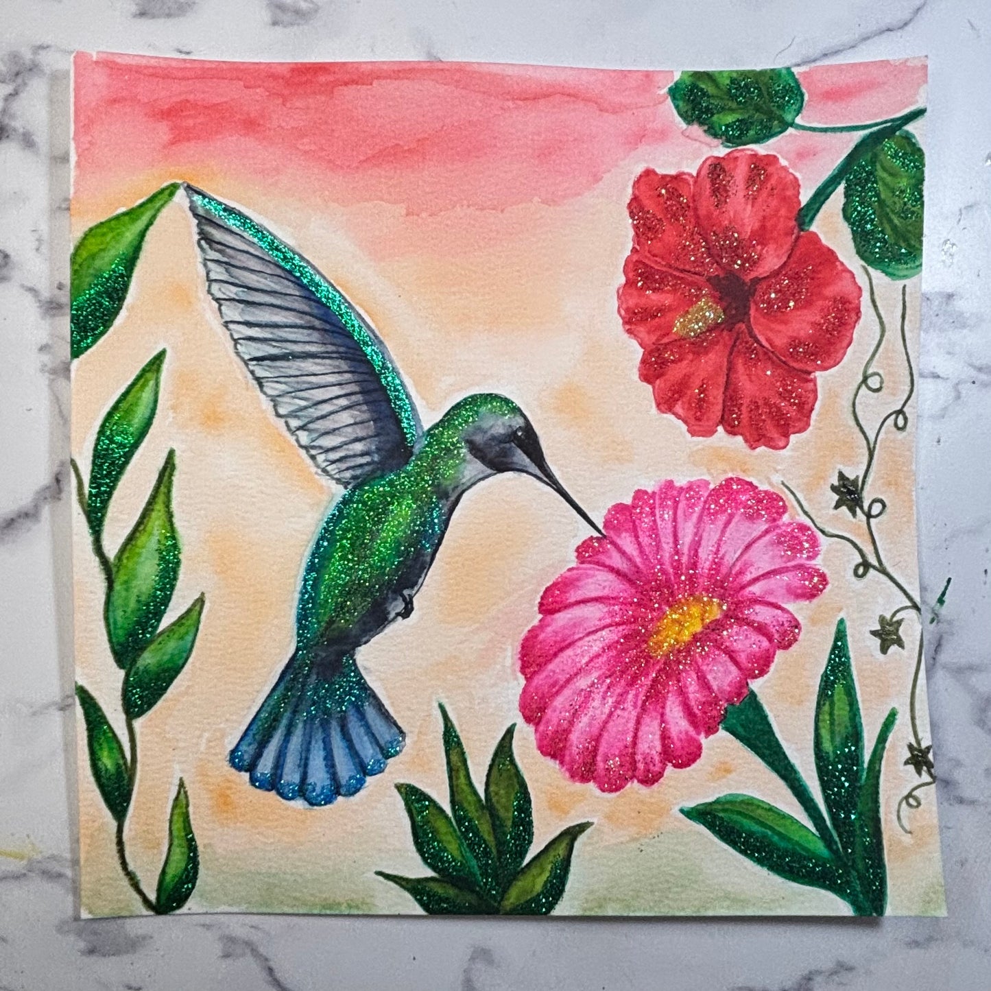 Sweet Spring Hummingbird