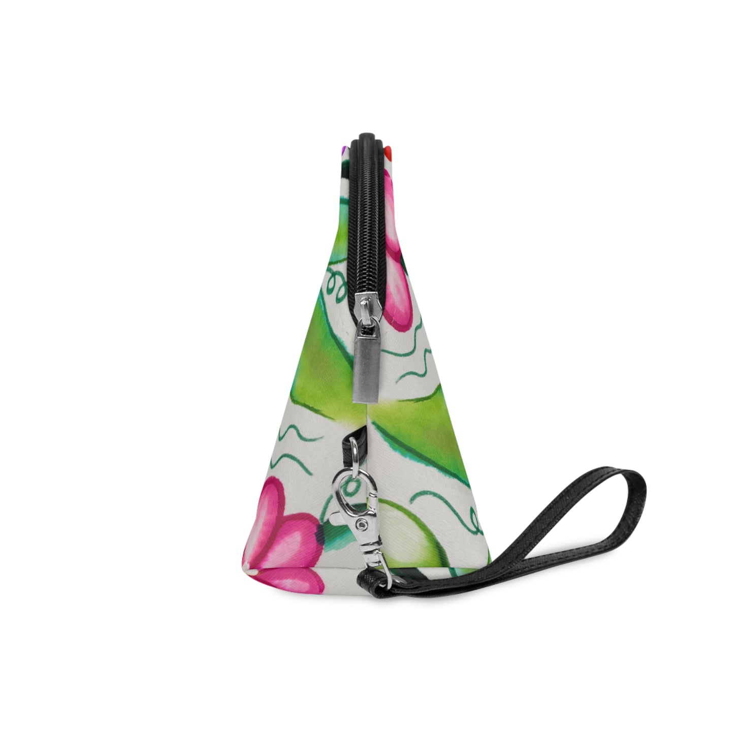 P-Floral Makeup Bag, Colorful Cosmetic Pouch, Gift for Her, Travel Toiletry Organizer, Spring Floral Accessories